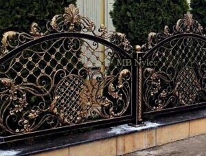 Heavily Decorated Fence