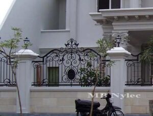 Elegant Wrought Iron Fence