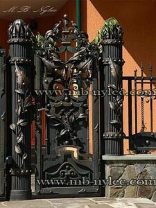 Wicket with Decorative Poles