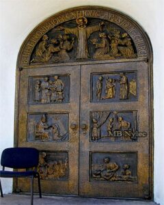 Bronze Church Door