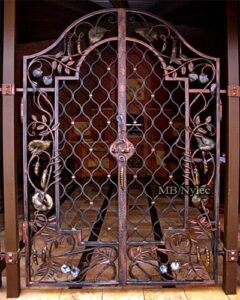 Decorative Forged Door Grille