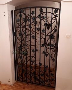 Winery Door Grille with Grapes