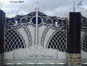 White Glamour Entrance Gate
