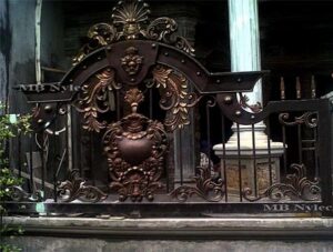 Oriental Forged Fence Panel