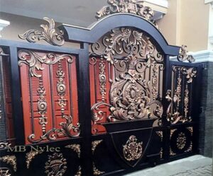 Oriental Openwork Sliding Gate