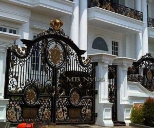 Oriental Palace Gate with Crown