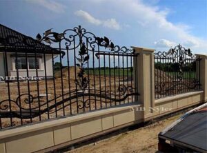 Traditional Forged Fence Panel