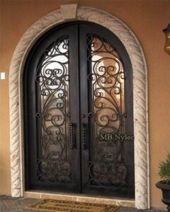 Glazed Forged Entrance Door