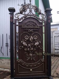 Full Steel Wicket with Forged Leaves