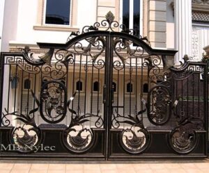 Oriental Gateway with Rosettes