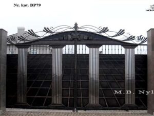 Greek Column Gate in Perspective