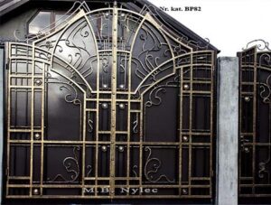 Modernist Forged Gate