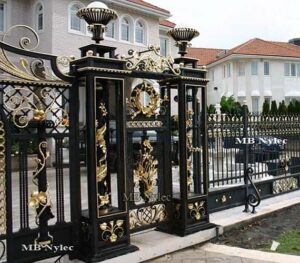 Openwork Forged Pillars