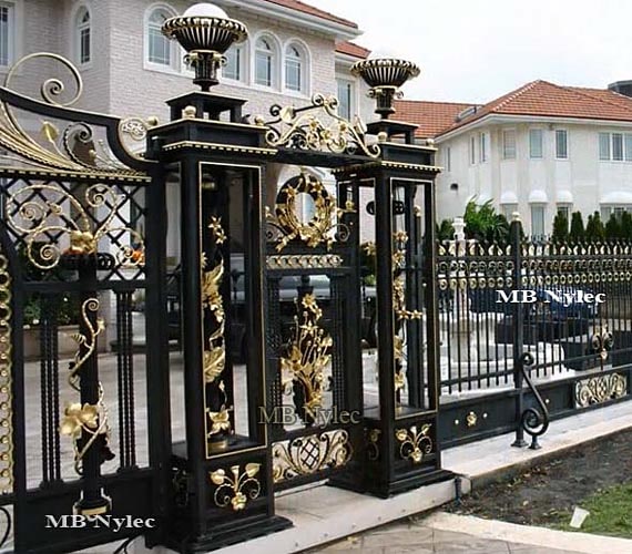 Openwork Forged Pillars