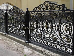 Rococo Wrought Iron Fence