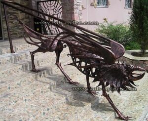 Stair Railing with a Demon