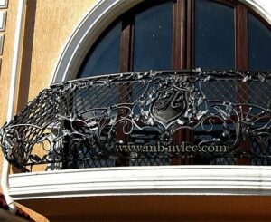 Balcony Railing with Coat of Arms