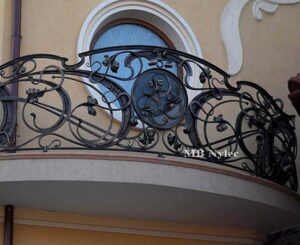 Hand-Forged Balcony Railing