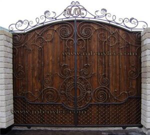 Steel Gate with Wood