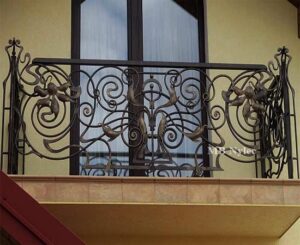 Scrolled Balcony Railing