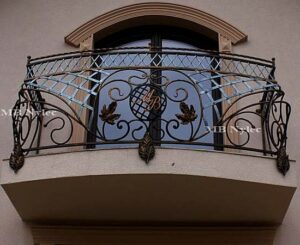 Balcony Railing with Initials