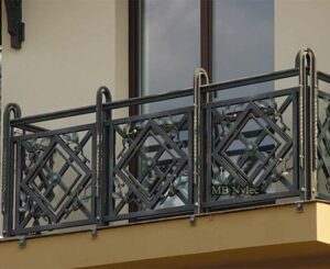 Modern Geometric Railing