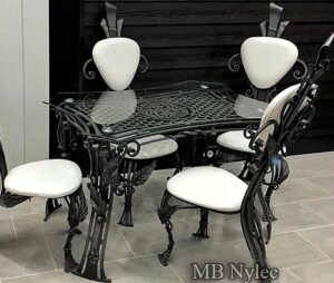 Wrought Iron Dining Set