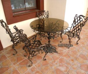 Wrought Metal Furniture Set