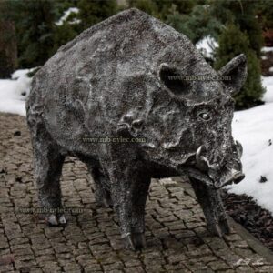 Wild Boar Steel Figure