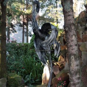 Crane Steel Sculpture