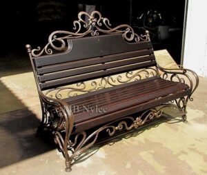 Forged Park Bench