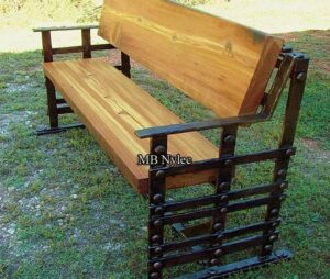 Industrial Loft Forged Bench