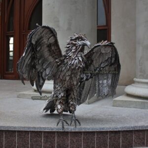 Metal Eagle Sculpture