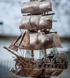 Stainless Steel Sailing Ship