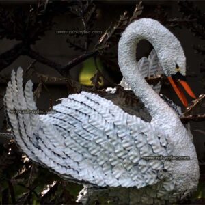 Steel Swan Sculpture