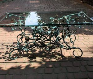 Large Forged Rose Table