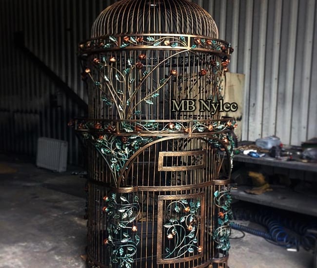 Exclusive forged parrot cage