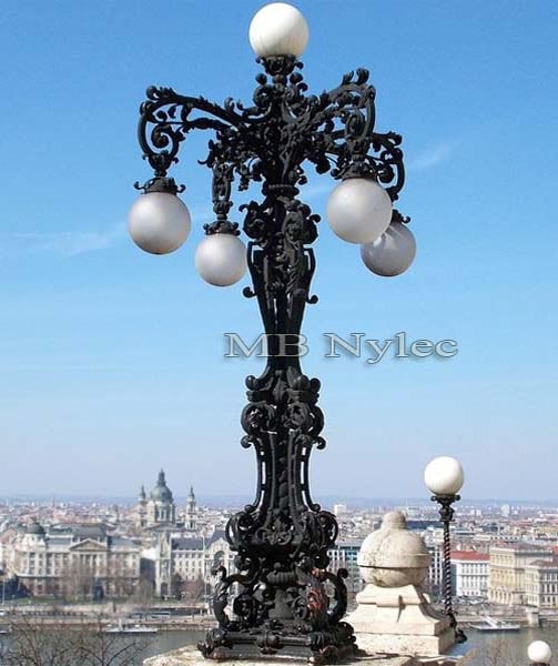 Massive Baroque Wrought Iron Lantern