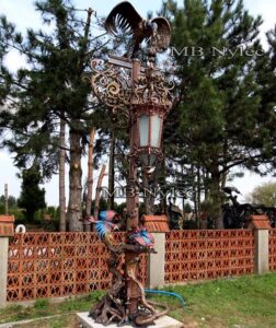 Designer Wrought Iron Lamp 5 m