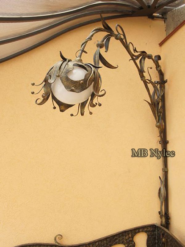 Forged Corner Wall Lamp