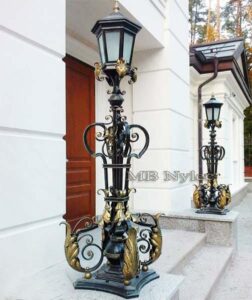 Forged Acanthus Lamp