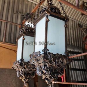 Massive Baroque Hanging Lamp