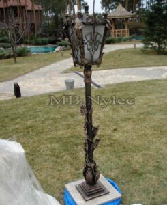 Forged Steel Lamp