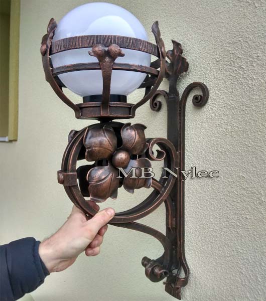 Small Wrought Wall Lamp