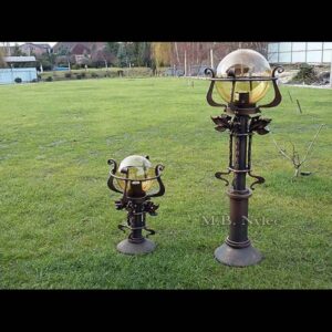 Small Garden Forged Lamp