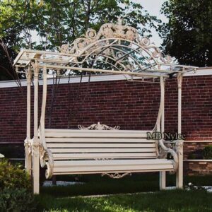 Ecru glamour swing with acanthus