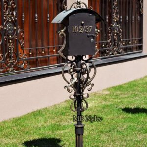Free-Standing Forged Mailbox