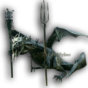 Dragon Lamp with Torch