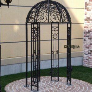 Round mini-gazebo pergola