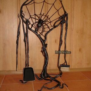 Spider Web Fireplace Set